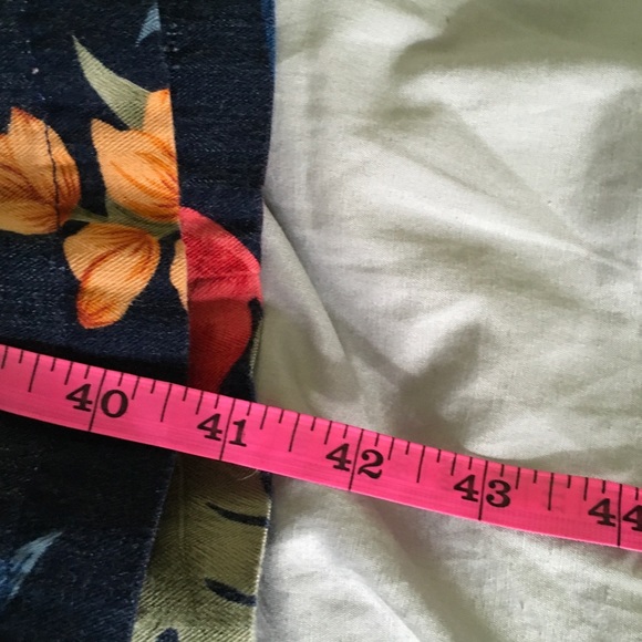 Caribbean Joe Floral Rayon 2 slit Dress - Picture 6 of 6